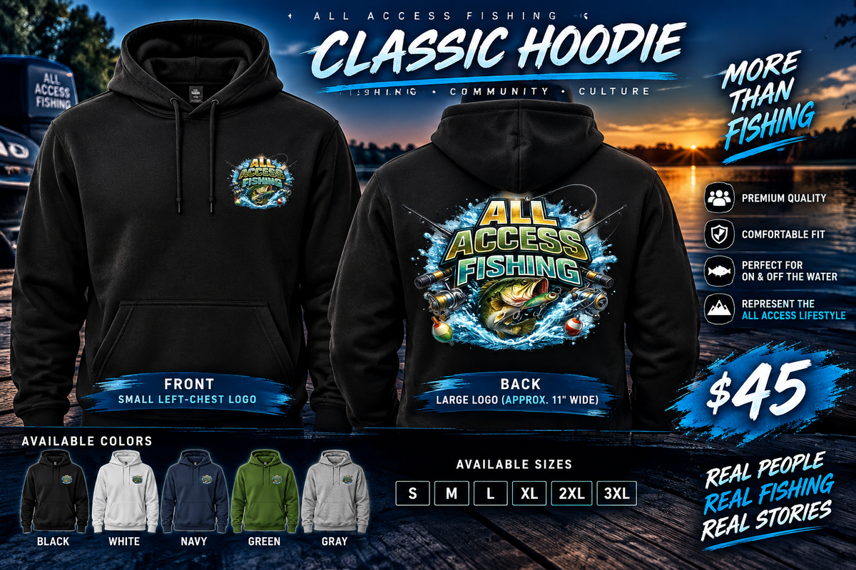 All Access Fishing Classic Hoodie